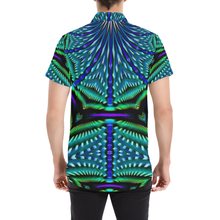 Load image into Gallery viewer, tiling(199) Men's All Over Print Short Sleeve Shirt (Model T53)