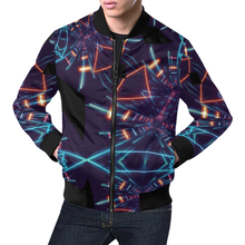 Load image into Gallery viewer, qon All Over Print Bomber Jacket for Men (Model H19)