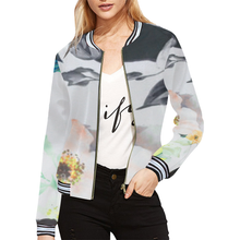Load image into Gallery viewer, 12784 All Over Print Bomber Jacket for Women (Model H21)
