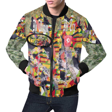 Load image into Gallery viewer, copy All Over Print Bomber Jacket for Men (Model H19)