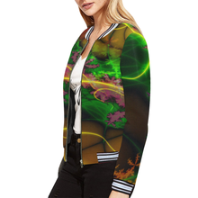 Load image into Gallery viewer, fracta All Over Print Bomber Jacket for Women (Model H21)