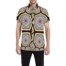 Load image into Gallery viewer, copy Men's All Over Print Short Sleeve Shirt (Model T53)