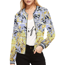 Load image into Gallery viewer, 1200px-Lorbeerkranz_Zypern_rem All Over Print Bomber Jacket for Women (Model H21)