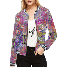 Load image into Gallery viewer, lady z All Over Print Bomber Jacket for Women (Model H21)