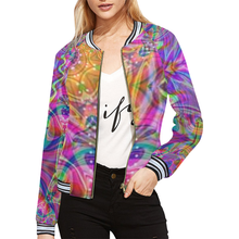 Load image into Gallery viewer, tiling(81) All Over Print Bomber Jacket for Women (Model H21)