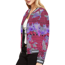 Load image into Gallery viewer, copy All Over Print Bomber Jacket for Women (Model H21)