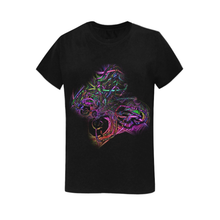 Load image into Gallery viewer, butterfly-neon Sunny Women's T-shirt(USA Size) (Model T01)