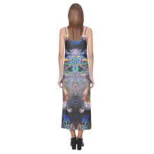 Load image into Gallery viewer, xalada V-Neck Open Fork Long Dress(Model D18)
