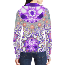Load image into Gallery viewer, dasdan All Over Print Full Zip Hoodie for Women (Model H14)