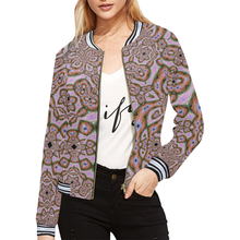 Load image into Gallery viewer, La Strada All Over Print Bomber Jacket for Women (Model H21)