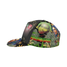 Load image into Gallery viewer, bob-marley-smoking All Over Print Snapback Hat