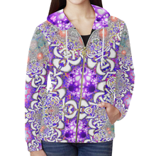 Load image into Gallery viewer, dasdan All Over Print Full Zip Hoodie for Women (Model H14)