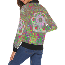 Load image into Gallery viewer, Exacta All Over Print Bomber Jacket for Women (Model H19)
