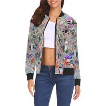 Load image into Gallery viewer, shonuff All Over Print Bomber Jacket for Women (Model H19)