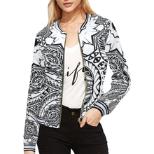 Load image into Gallery viewer, tiling(118) All Over Print Bomber Jacket for Women (Model H21)