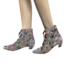 Load image into Gallery viewer, 1kokopie Women's Pointed Toe Low Heel Booties (Model 052)