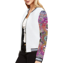 Load image into Gallery viewer, copy All Over Print Bomber Jacket for Women (Model H21)