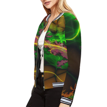 Load image into Gallery viewer, fracta All Over Print Bomber Jacket for Women (Model H21)