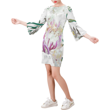 Load image into Gallery viewer, 126890 Bell Sleeve Dress (Model D52)