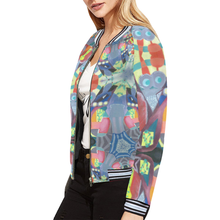 Load image into Gallery viewer, astro All Over Print Bomber Jacket for Women (Model H21)