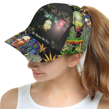 Load image into Gallery viewer, bob-marley-smoking All Over Print Snapback Hat