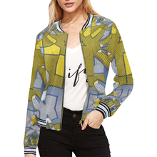 Load image into Gallery viewer, alta All Over Print Bomber Jacket for Women (Model H21)