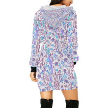 Load image into Gallery viewer, 13099 All Over Print Hoodie Mini Dress (Model H27)