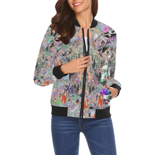 Load image into Gallery viewer, shonuff All Over Print Bomber Jacket for Women (Model H19)
