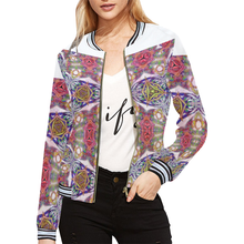 Load image into Gallery viewer, zala All Over Print Bomber Jacket for Women (Model H21)