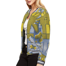 Load image into Gallery viewer, alta All Over Print Bomber Jacket for Women (Model H21)