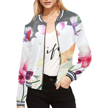 Load image into Gallery viewer, Naamlos-j All Over Print Bomber Jacket for Women (Model H21)