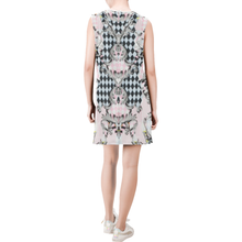 Load image into Gallery viewer, donatioo Sleeveless Round Neck Shift Dress (Model D51)