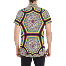Load image into Gallery viewer, copy Men's All Over Print Short Sleeve Shirt (Model T53)