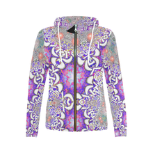Load image into Gallery viewer, paradoxica All Over Print Full Zip Hoodie for Women (Model H14)