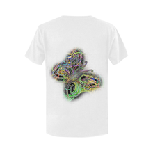Load image into Gallery viewer, butterfly-neon-sign-glowing-beautiful-insect- Sunny Women's T-shirt(USA Size) (Model T01)