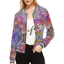 Load image into Gallery viewer, lady z All Over Print Bomber Jacket for Women (Model H21)
