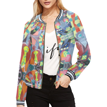 Load image into Gallery viewer, astro All Over Print Bomber Jacket for Women (Model H21)
