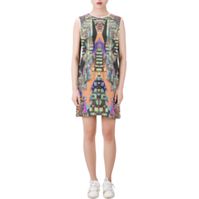Load image into Gallery viewer, 1kokopie Sleeveless Round Neck Shift Dress (Model D51)