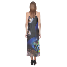 Load image into Gallery viewer, JANA V-Neck Open Fork Long Dress(Model D18)
