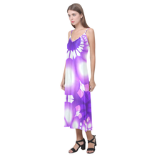 Load image into Gallery viewer, dashy V-Neck Open Fork Long Dress(Model D18)