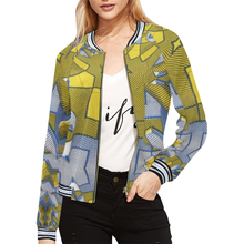 Load image into Gallery viewer, alta All Over Print Bomber Jacket for Women (Model H21)