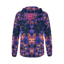Load image into Gallery viewer, Butterfly All Over Print Full Zip Hoodie for Women (Model H14)