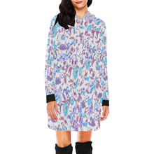 Load image into Gallery viewer, 13099 All Over Print Hoodie Mini Dress (Model H27)