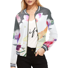 Load image into Gallery viewer, copy All Over Print Bomber Jacket for Women (Model H21)