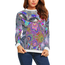 Load image into Gallery viewer, casio All Over Print Crewneck Sweatshirt for Women (Model H18)