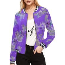 Load image into Gallery viewer, Naas-j All Over Print Bomber Jacket for Women (Model H21)