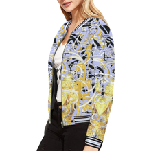 Load image into Gallery viewer, 1200px-Lorbeerkranz_Zypern_rem All Over Print Bomber Jacket for Women (Model H21)