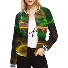 Load image into Gallery viewer, fracta All Over Print Bomber Jacket for Women (Model H21)