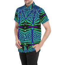 Load image into Gallery viewer, tiling(199) Men's All Over Print Short Sleeve Shirt (Model T53)