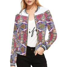Load image into Gallery viewer, zala All Over Print Bomber Jacket for Women (Model H21)